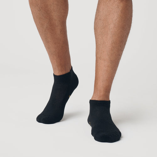 Black Ankle Socks 12-Pack