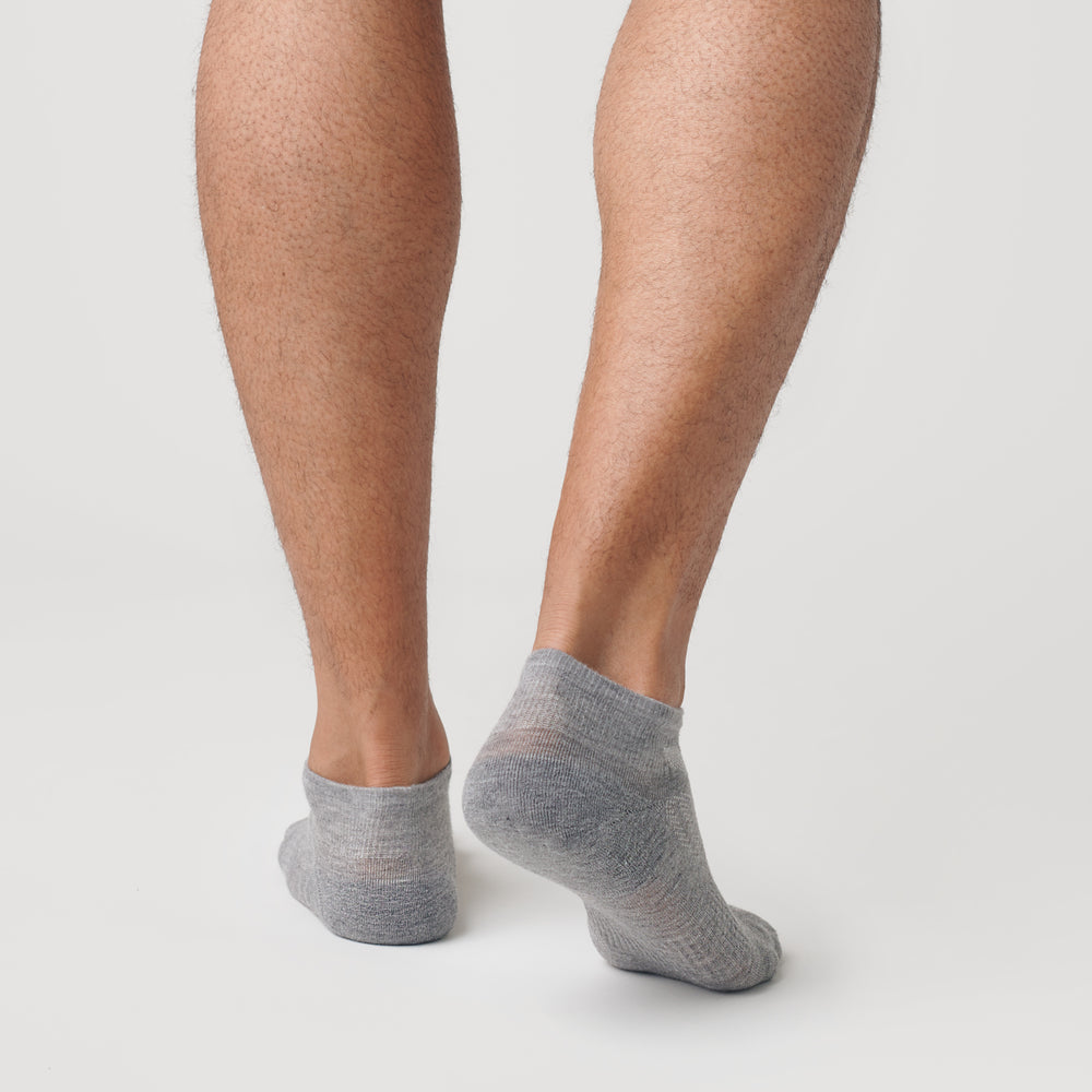 Heather Gray Ankle Socks 3-Pack