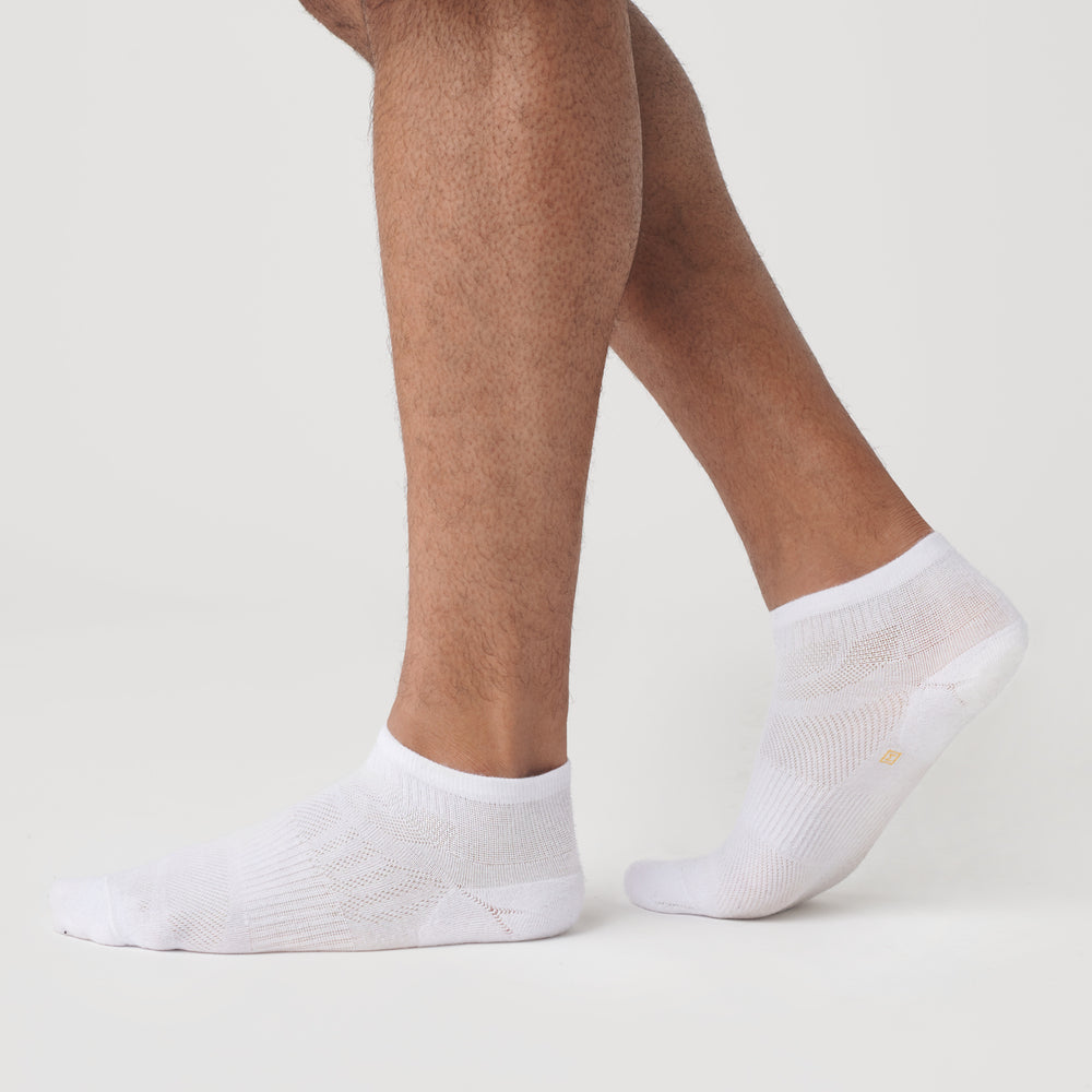 White Ankle Socks 9-Pack