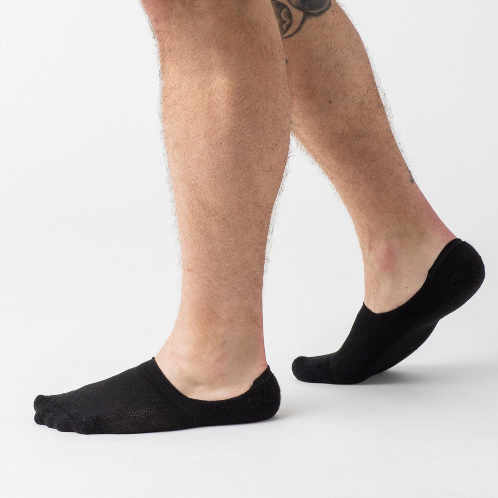 Black Never Show Socks 6-Pack