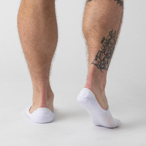 White Never Show Socks 3-Pack