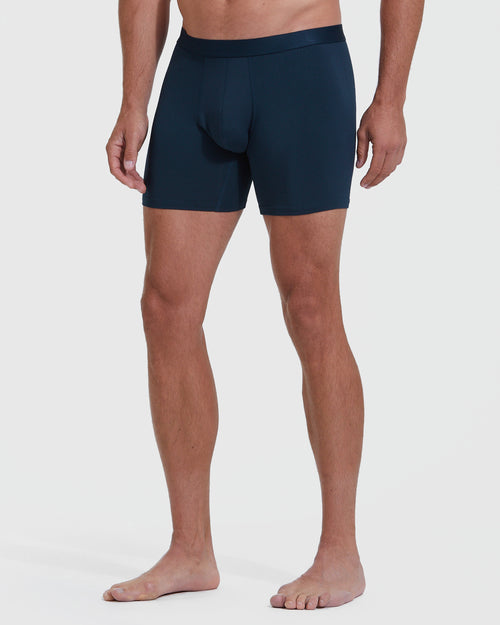 Navy Boxer Trunks 3-Pack