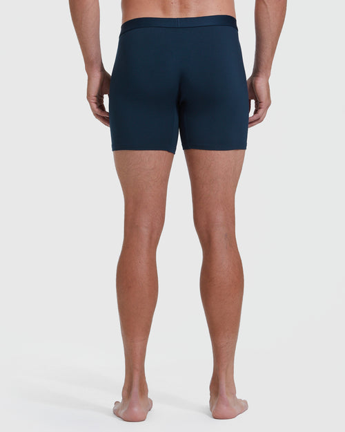 Navy Boxer Trunks 9-Pack