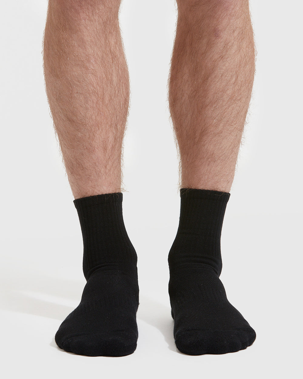 Black Half Crew Socks 9-Pack