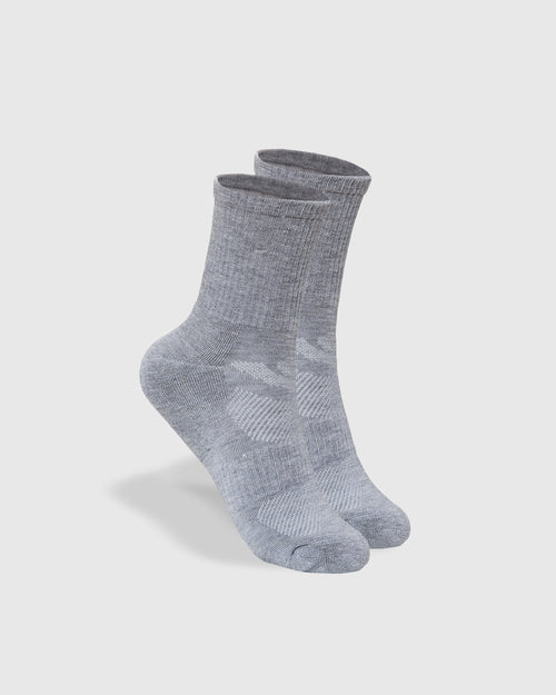 Heather Gray Half Crew Socks 9-Pack