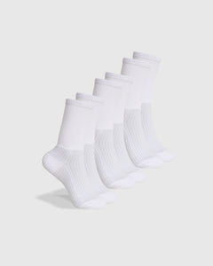 True ClassicWhite Active Crew Socks 3-Pack