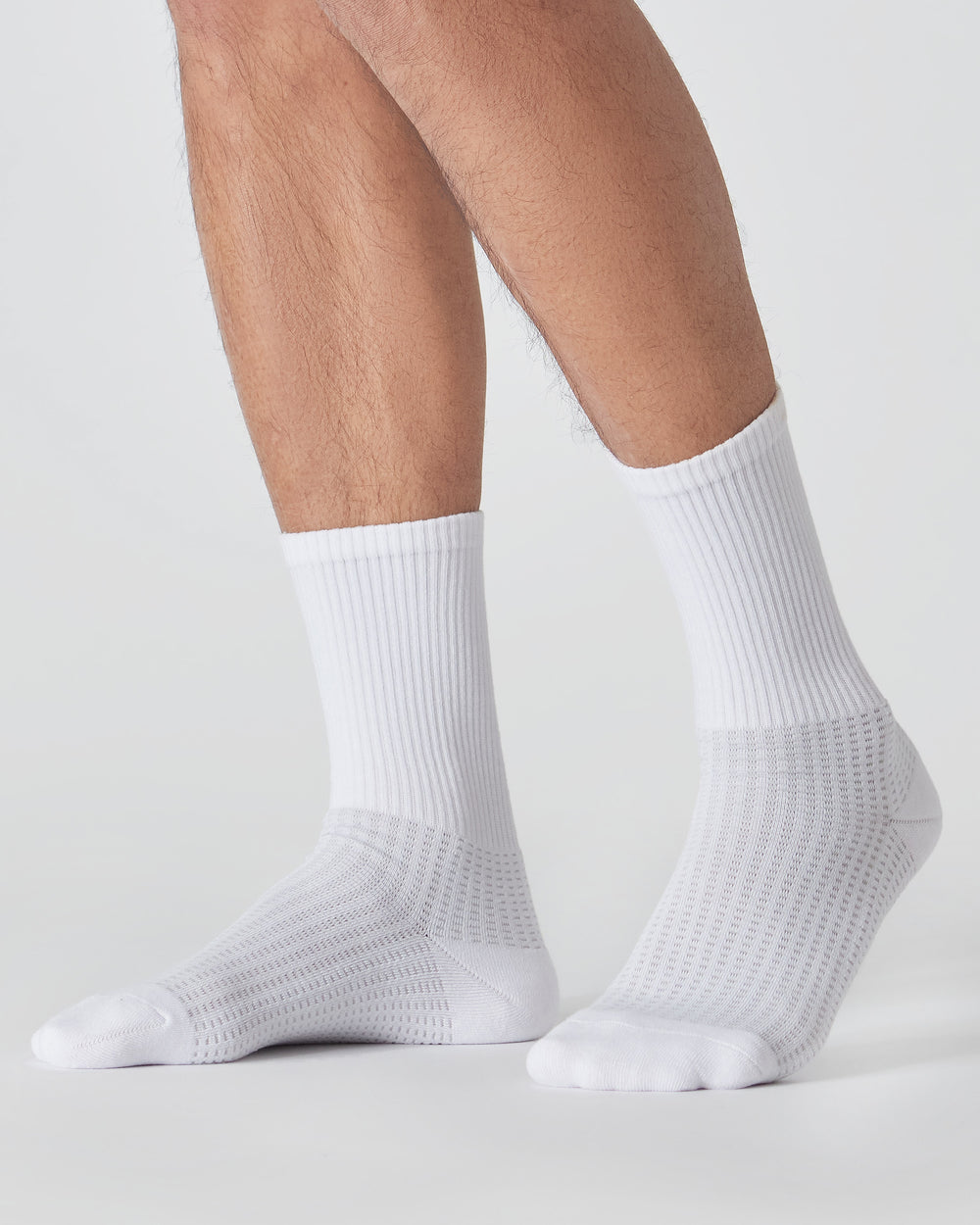 White Active Crew Socks 3-Pack