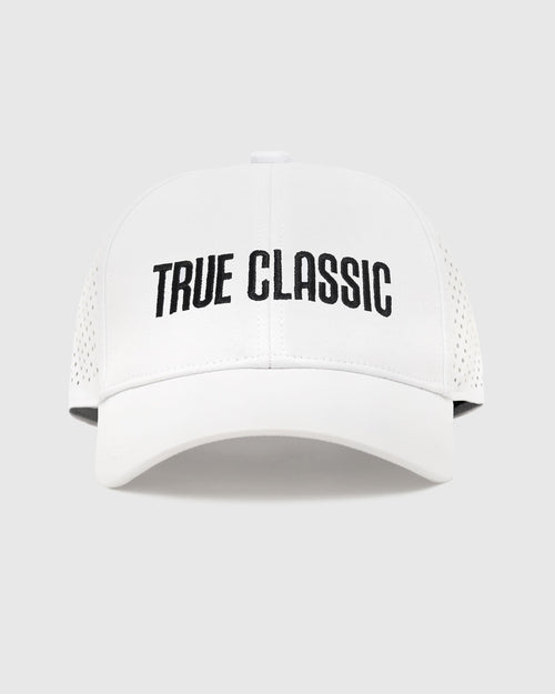 White Embroidered True Classic Hat