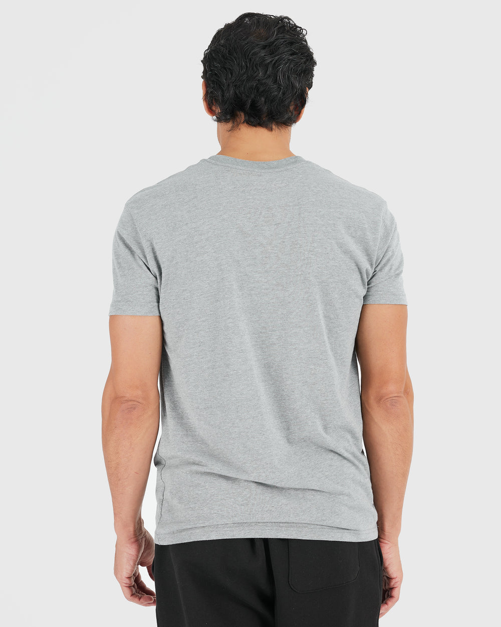 All Heather Gray Short Sleeve Crew Neck 9-Pack