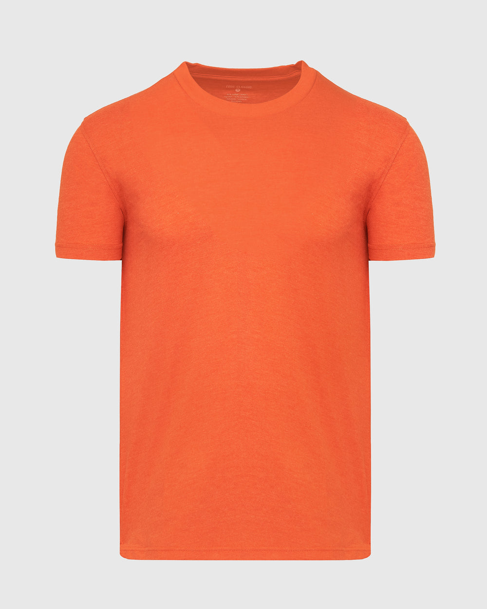 Burnt Orange Heather Short Sleeve Crew Neck Tee