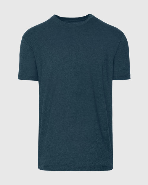 Dark Heather Pond Short Sleeve Crew Neck Tee