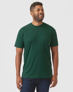 True ClassicEvergreen Heather Short Sleeve Crew Neck Tee