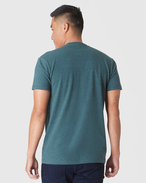 Heather Seafarer Short Sleeve Crew Neck Tee