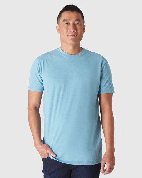 Heather Voyager Short Sleeve Crew Neck Tee