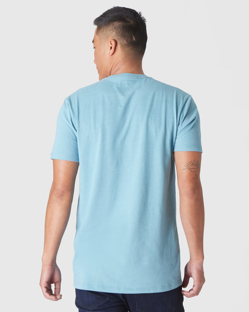 Heather Voyager Short Sleeve Crew Neck Tee