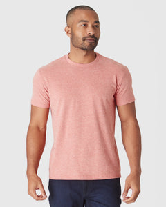 True ClassicHeather Cayenne Short Sleeve Crew Neck Tee