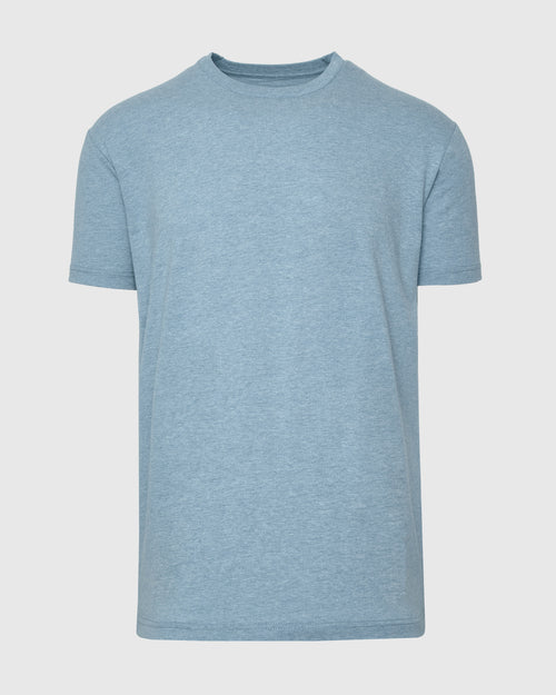 Heather Sapphire Short Sleeve Crew Neck Tee