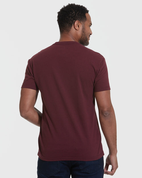 Mahogany Short Sleeve Crew Neck Tee