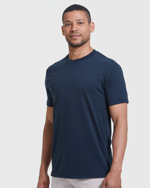 Navy & Carbon Crew Neck 2-Pack