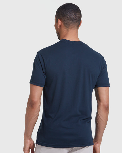 Navy & White Crew Neck 2-Pack