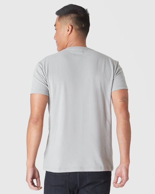 Steel Short Sleeve Crew Neck Tee