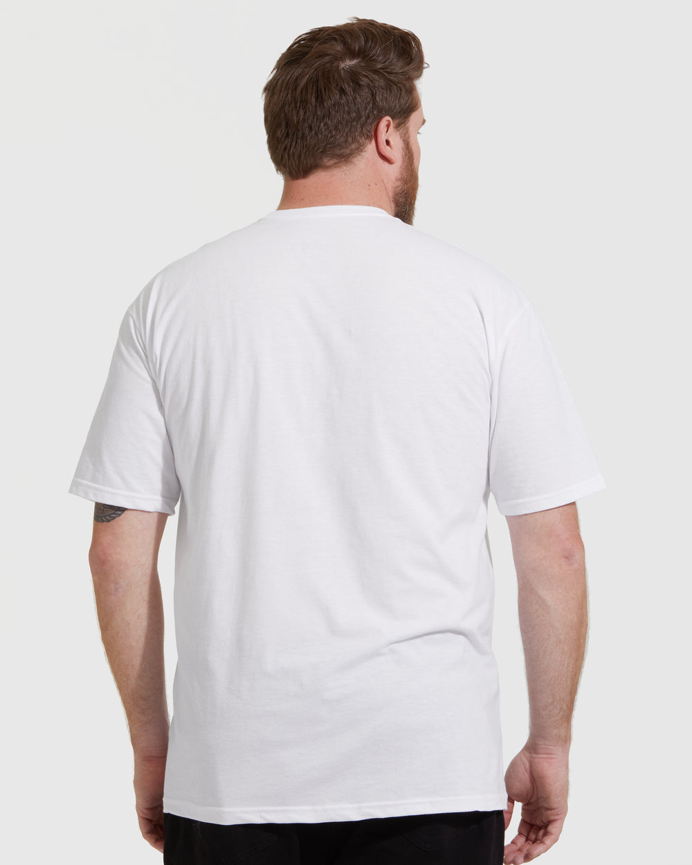 All White Short Sleeve Crew Neck 6-Pack