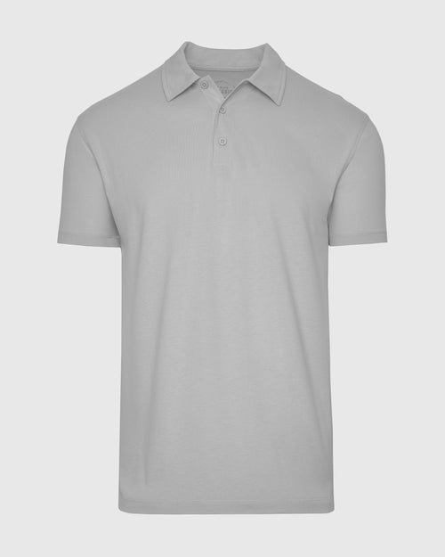 Glacier Gray Short Sleeve Polo