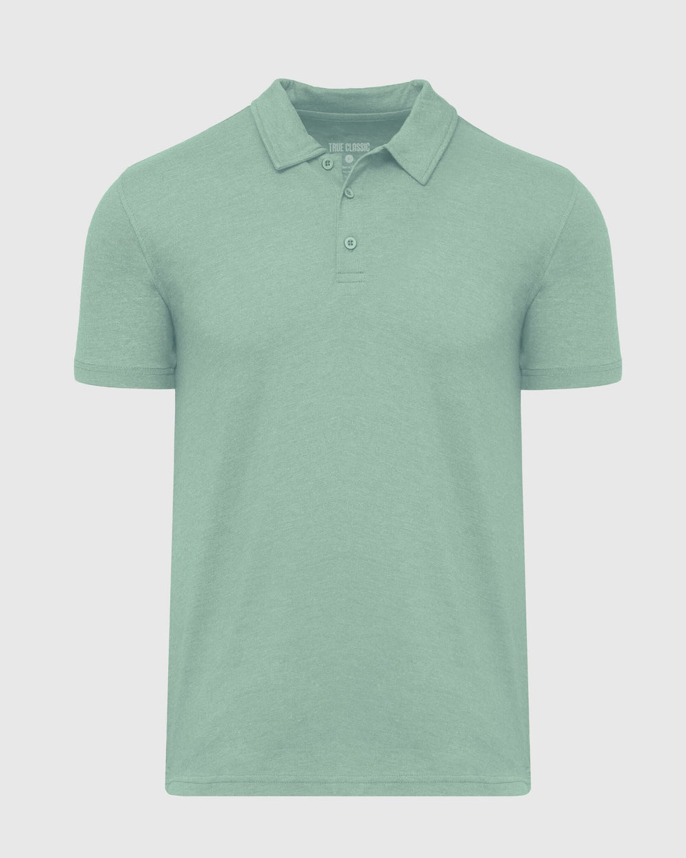 Heather Slate Green Short Sleeve Polo