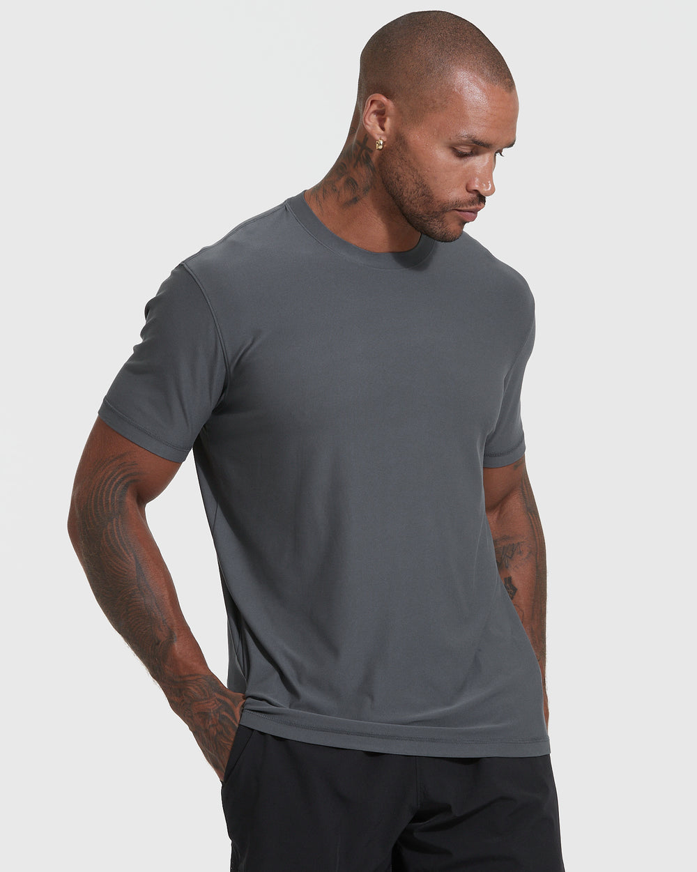 Carbon Active Short Sleeve Crew Neck Tee