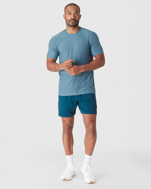 Heather Centurion Active Short Sleeve Crew Neck Tee