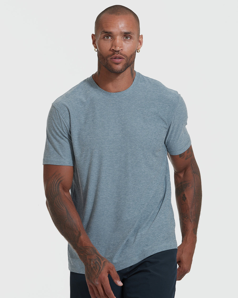 Heather Active and Classic Crew Neck 9-Pack