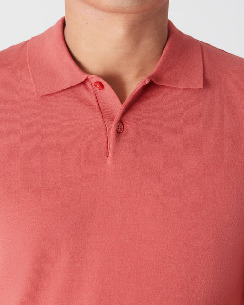 Garnet Short Sleeve Sweater Polo