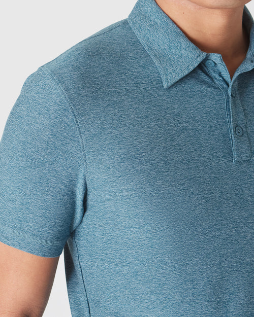 Heather Centurion Active Short Sleeve Polo