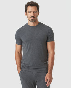 True ClassicCharcoal Heather Gray Short Sleeve Loungewear Tee