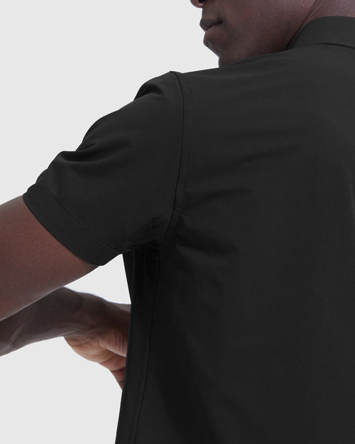 Black Commuter Short Sleeve Shirt