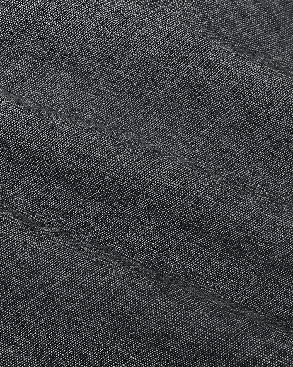 Black Wash Short Sleeve Stretch Chambray Shirt