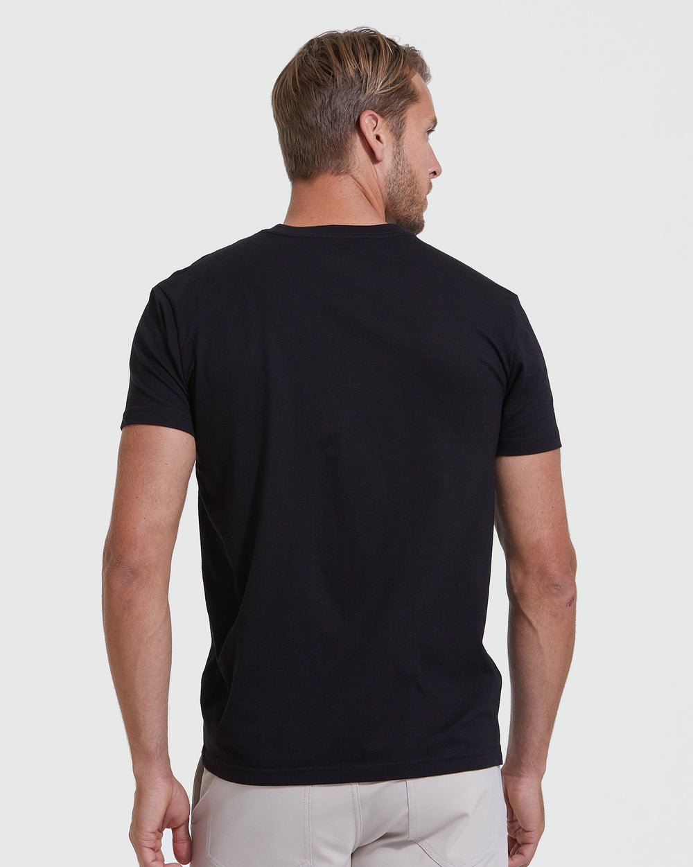 Black V-Neck Tee