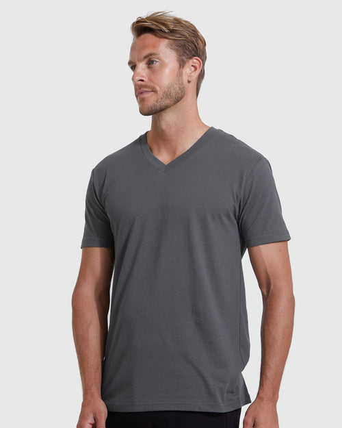 Carbon V-Neck Tee