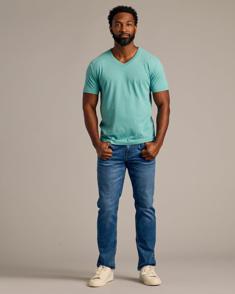 Dark Heather Oceanic V-Neck Tee