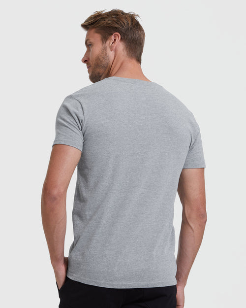 All Heather Gray V-Neck Tee 3-Pack