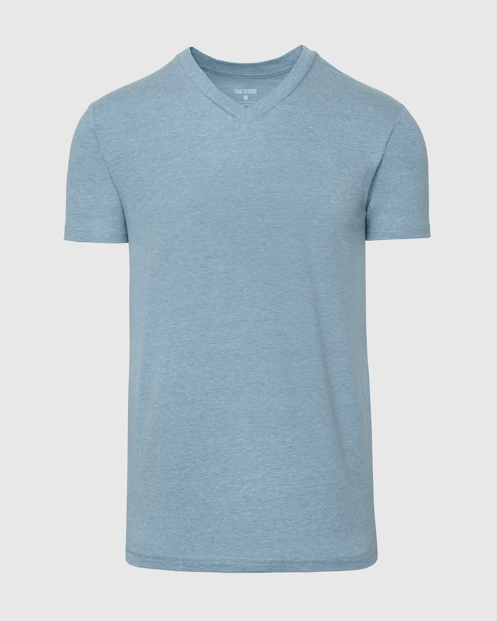 Heather Sapphire V-Neck Tee