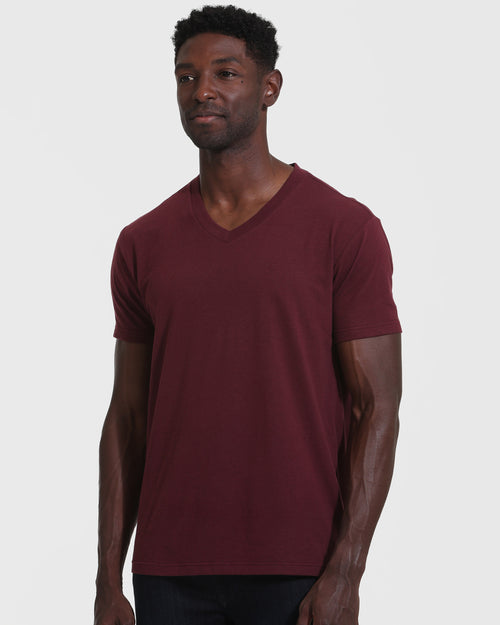 Mahogany V-Neck Tee