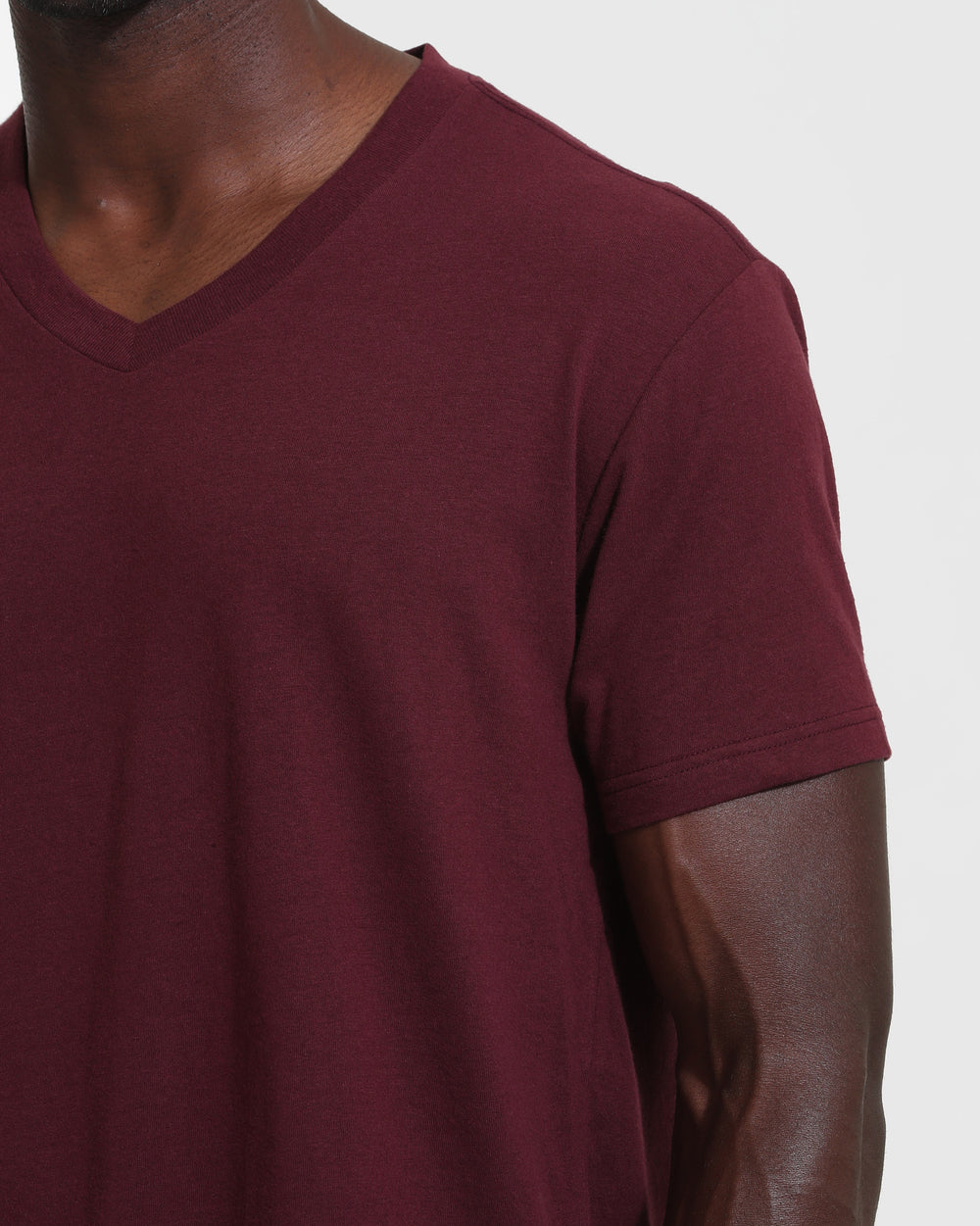 Mahogany V-Neck Tee