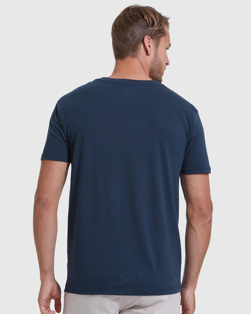 Navy V-Neck Tee