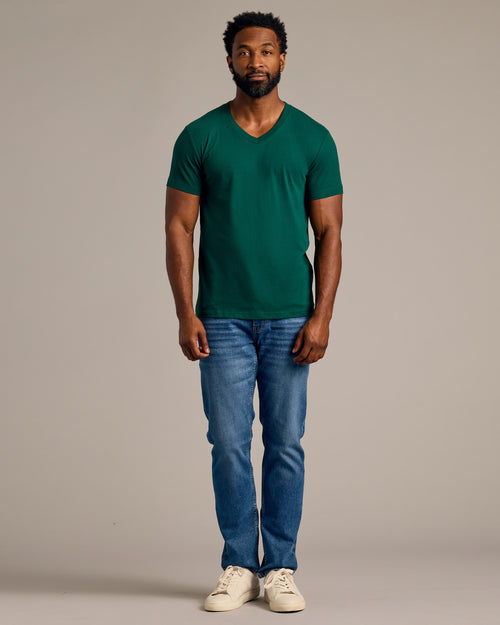 Viridian V-Neck Tee