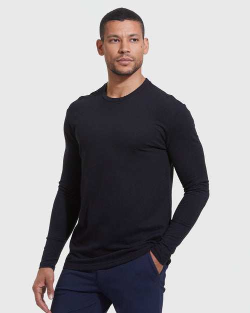 Essential Long Sleeve Crew 9-Pack