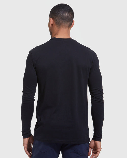 Standard Long Sleeve Crew Neck T-Shirt 3-Pack