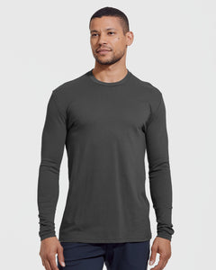 True ClassicCarbon Long Sleeve Crew Neck Tee