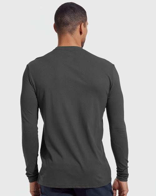 Carbon Long Sleeve Crew Neck Tee