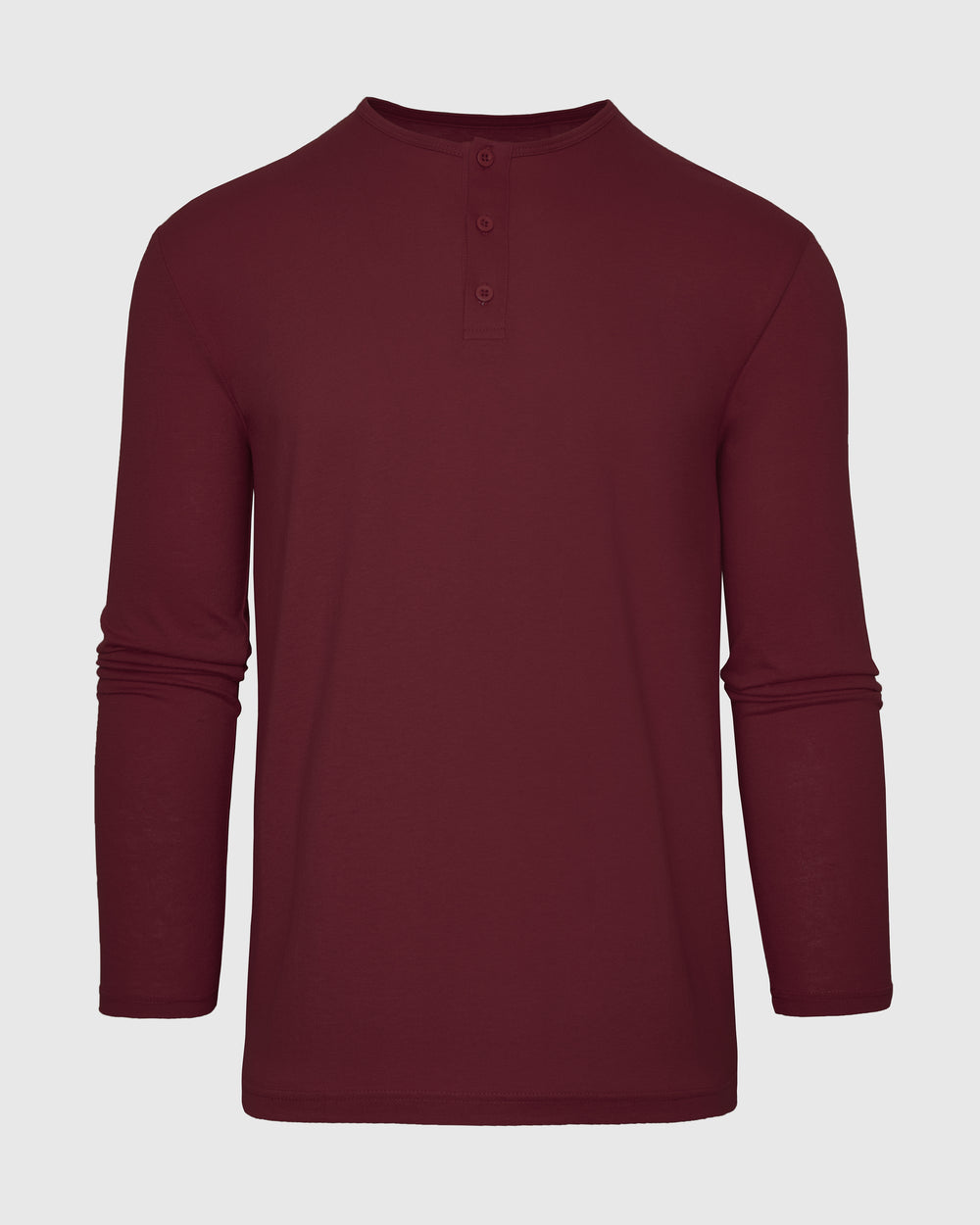 Mahogany Long Sleeve Henley